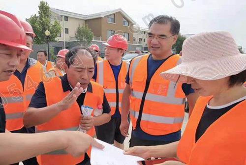 2019.8.14金辰建设集团再赴广饶县圆满完成抗洪救