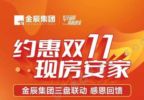 金辰集团旗下三盘联动 约惠双11 现房安家 感恩回