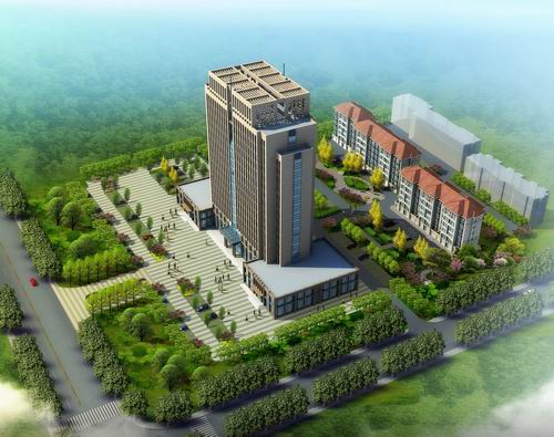 金鼎国际大厦项目鸟瞰图