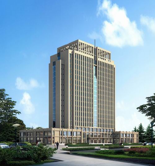 金辰金鼎国际大厦写字楼北立面效果图.