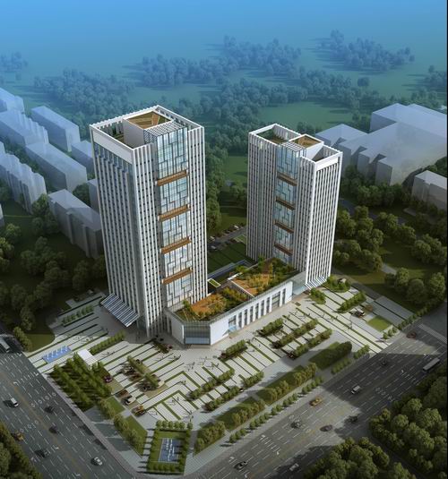 建金大厦鸟瞰图