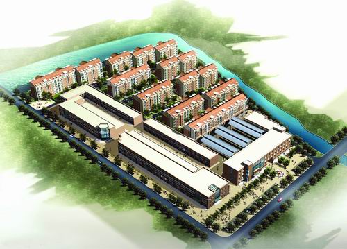 金辰辰兴商贸园鸟瞰图