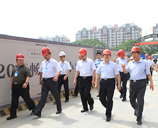 东营市市长申长友视察金辰凯旋广场项目