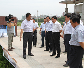 东营市市长申长友到我公司建金项目视察指导