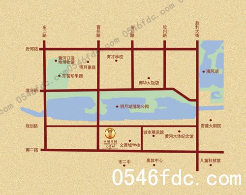 【水城庄园文景城】区位图